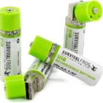 Rechargeable batteries with a USB plug