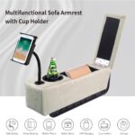 Sofa Armrest with Cup Holder