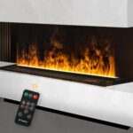 3d flame steam fireplace