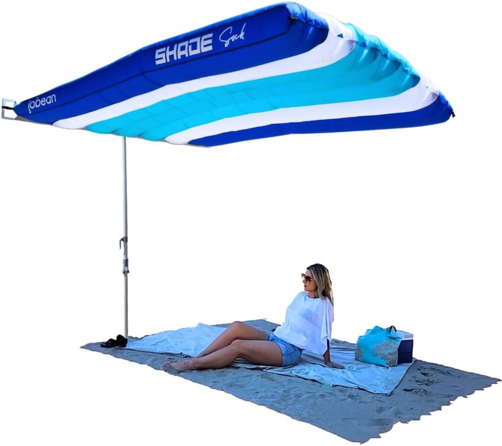 Wind-Inflating Beach Shade