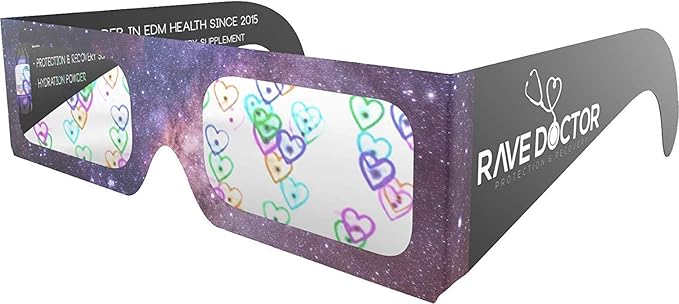 Heart Diffraction Glasses