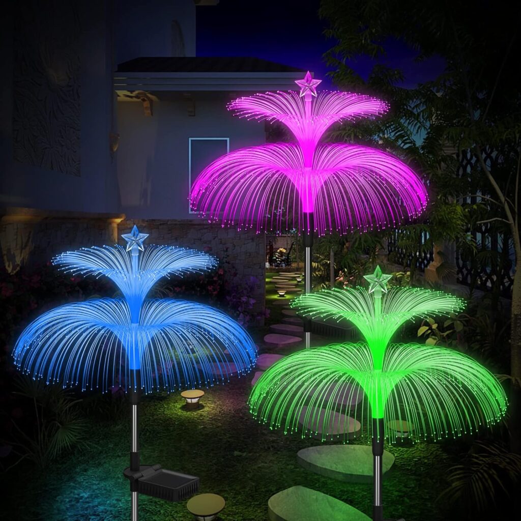 Jellyfish Solar Garden Lights