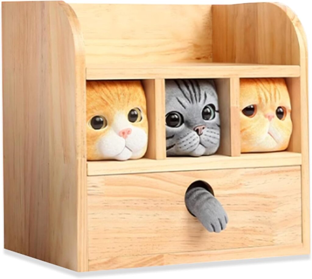 Organizer Storage with Kitten Drawers