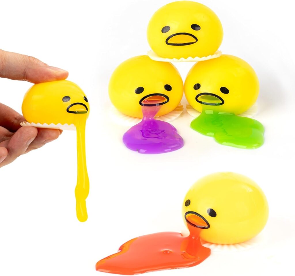 Puking Egg Yolk Stress Balls