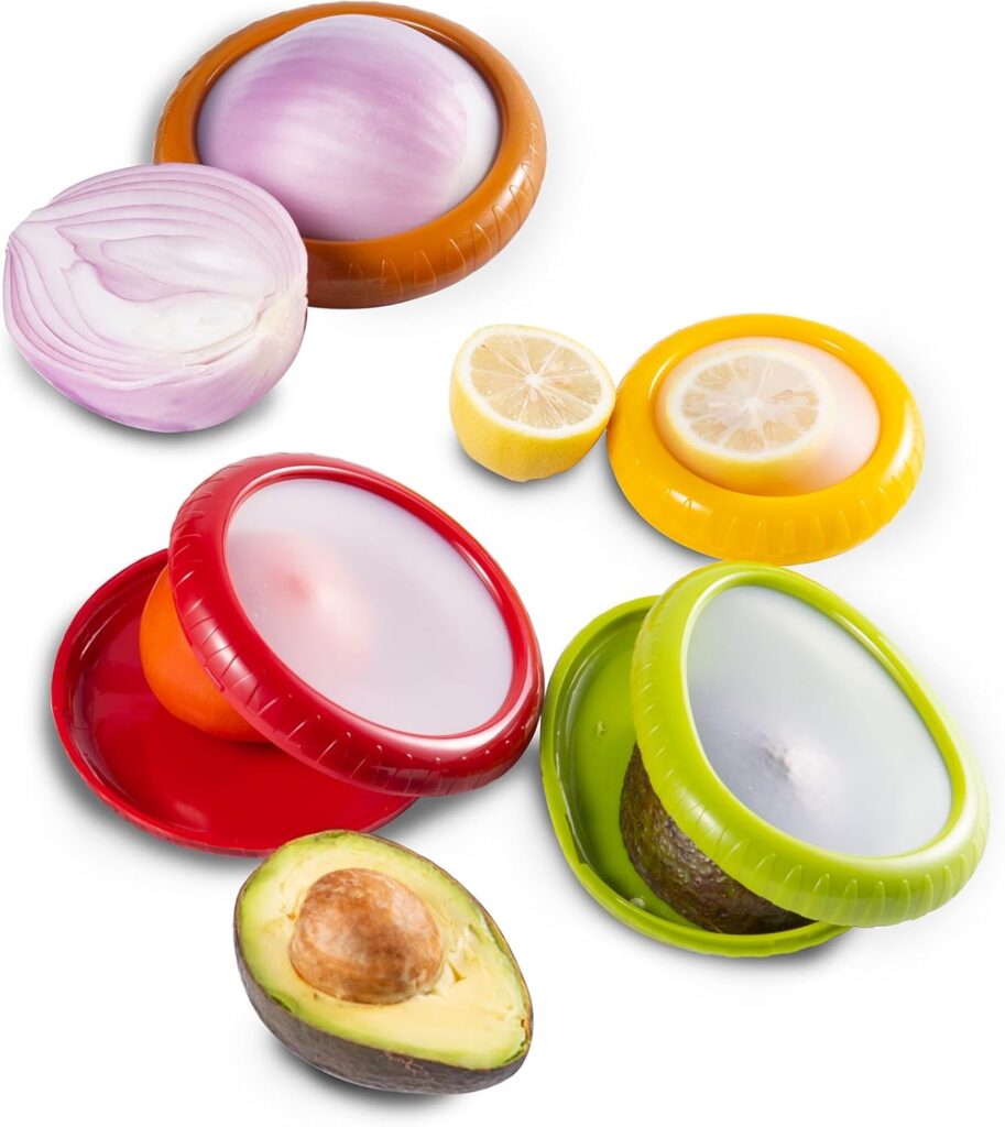 Silicone storage containers for food