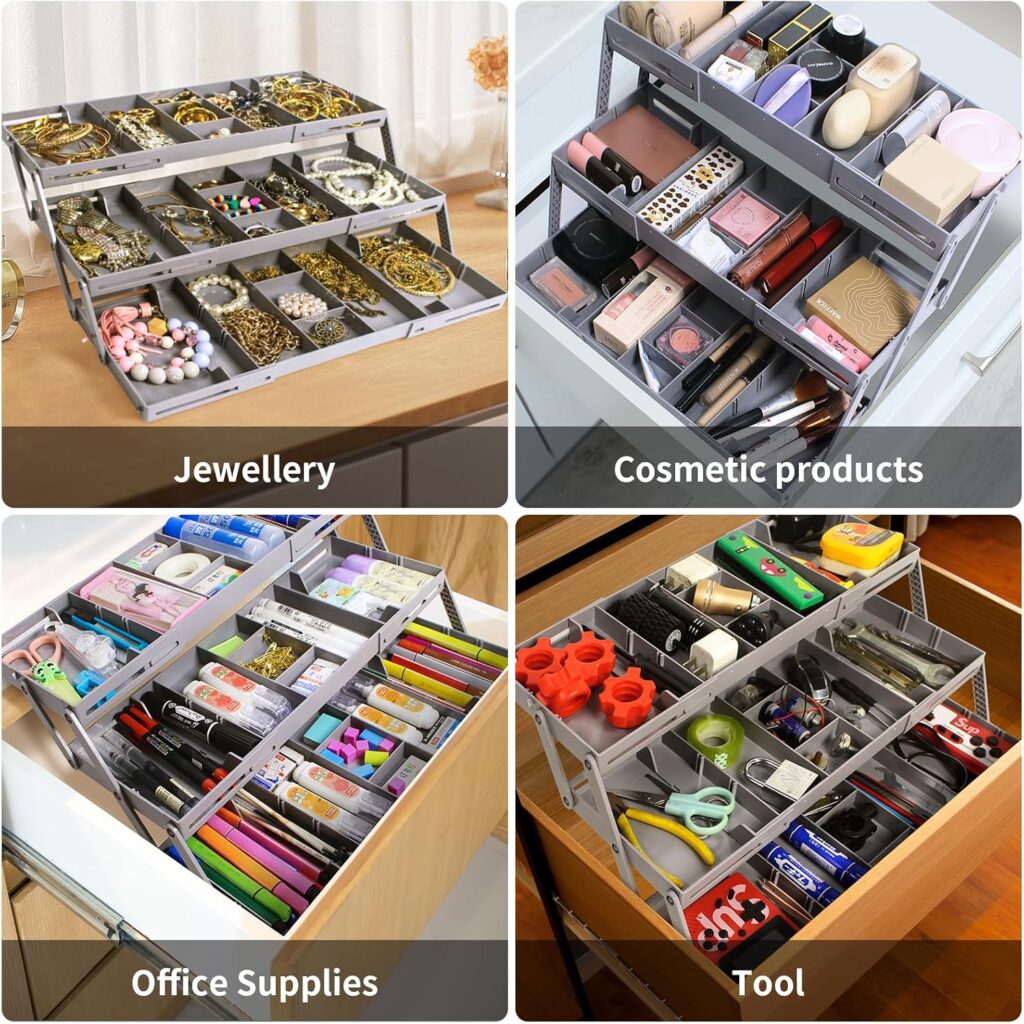 3 Tier Drawer Organizer