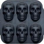 6 Cavity Skull Cake Pan