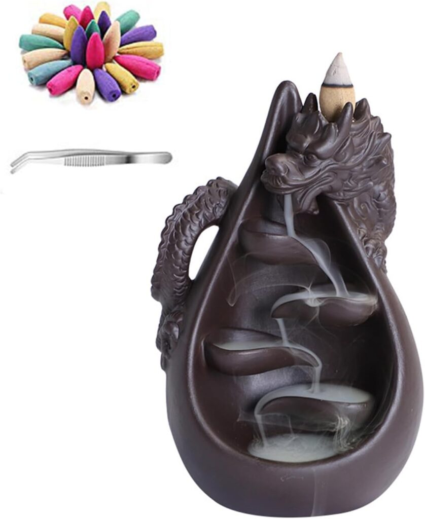 Backflow Incense Burner Set