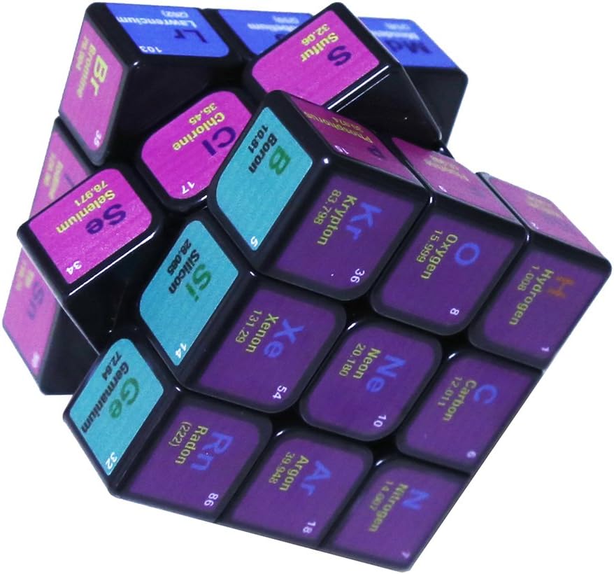 Chemical Elements Magic Cube Puzzles