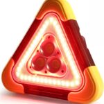 Stay Safe on the Road: LED Solar Rechargeable Car Warning Triangle