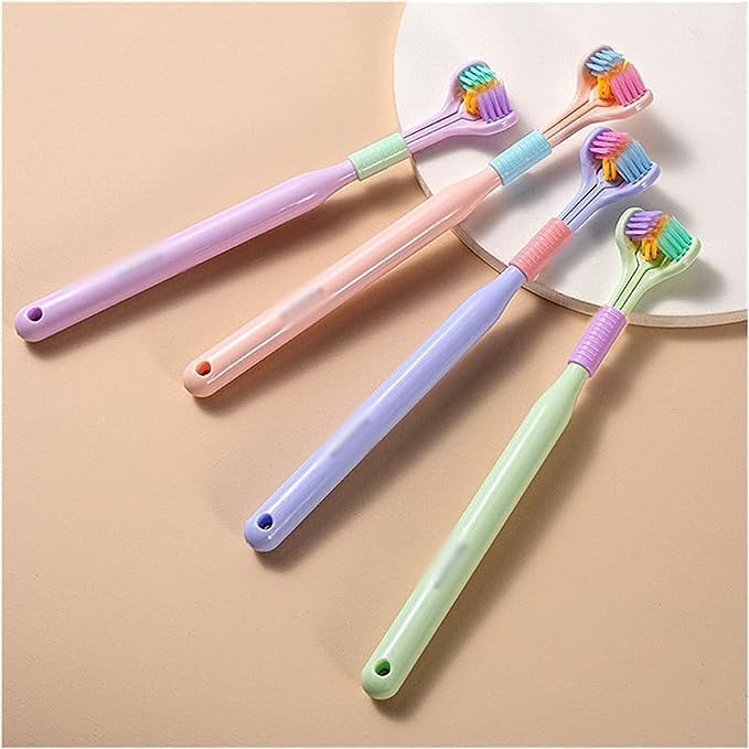 Three sides toothbrush