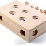 Wooden Whack-A-Mole Cat Toy