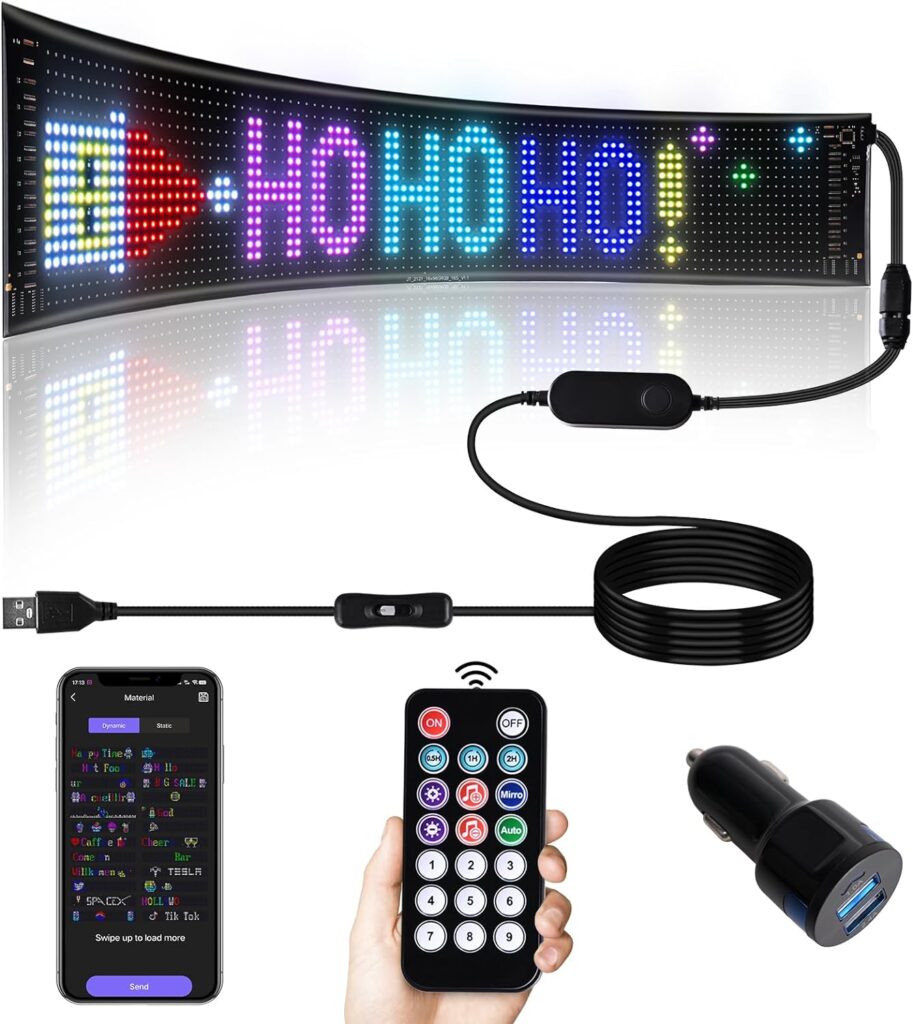 Bluetooth App Control LED Car Sign