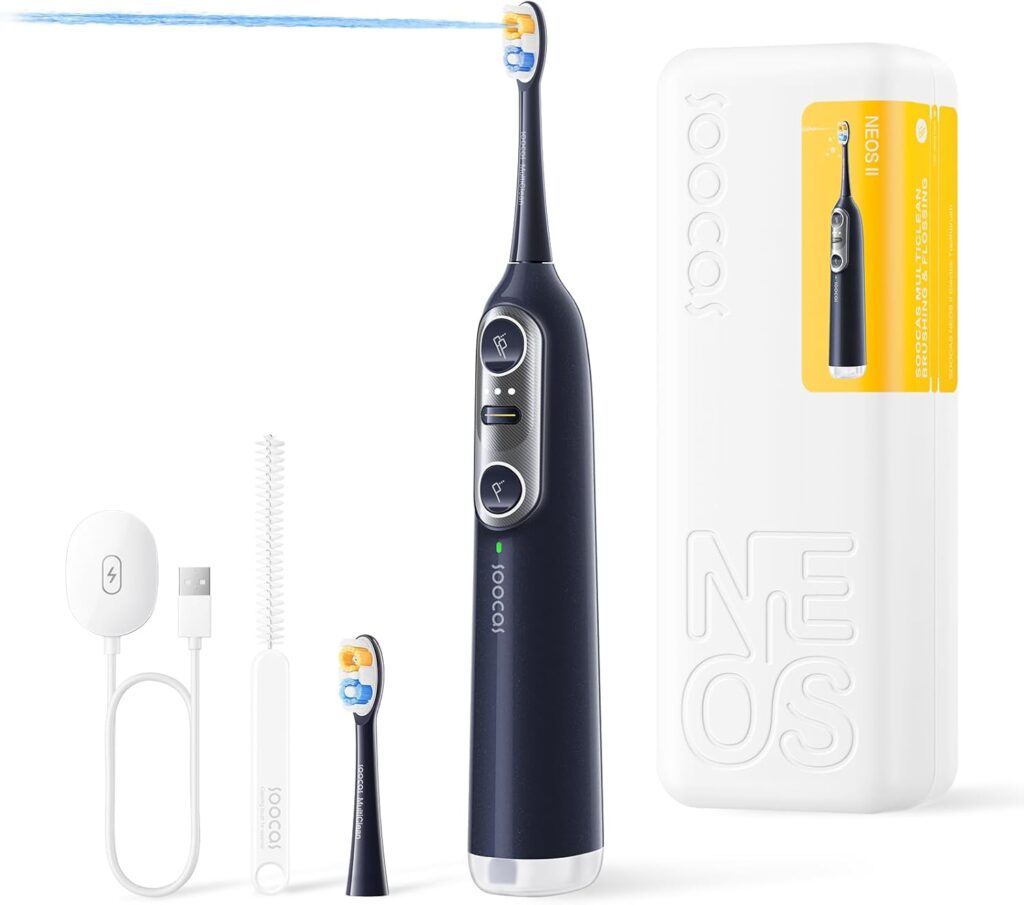 Electric Toothbrush with Water Flosser