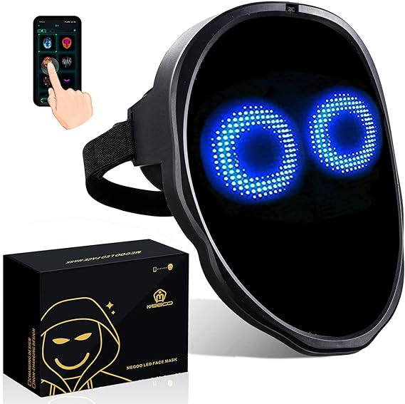 Led Mask with Bluetooth Programmable App