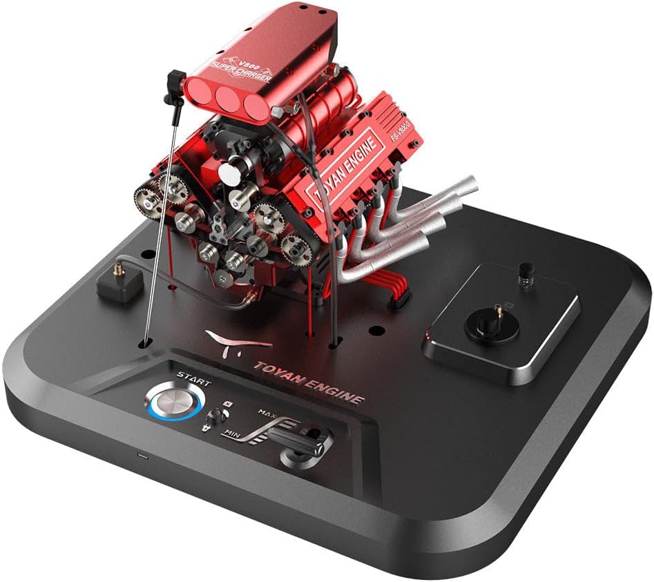 Model of mini V8 engine