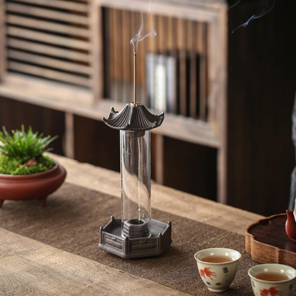 Pavilion Shape Incense Stick Holder