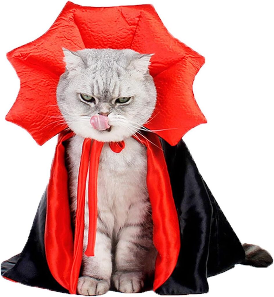 Pet Halloween Vampire Baron Cloak