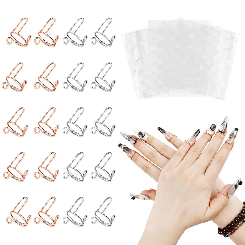 Reusable Detachable Nail Rings