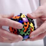 Spinning 3D Brainteaser Gear Ball