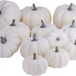 White Artificial Pumpkins