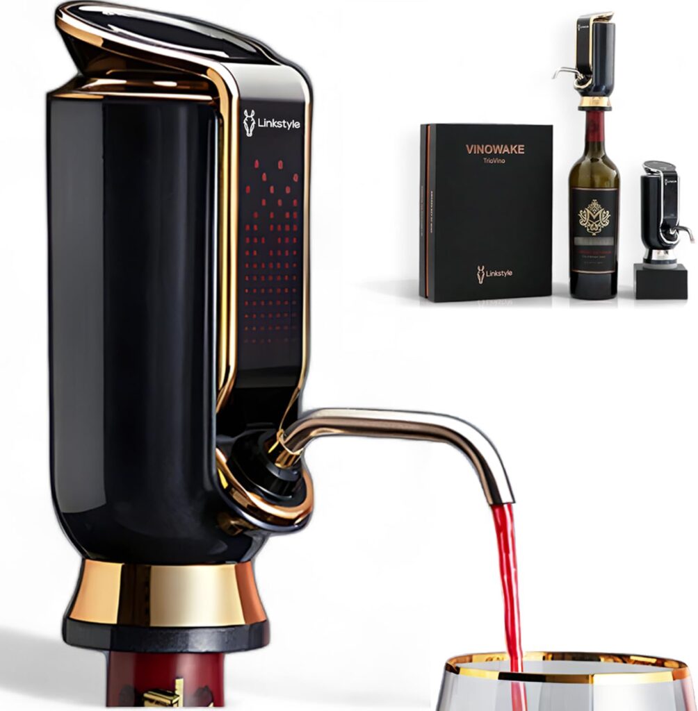 Wine Dispenser Aerator and Vacuum Stopper