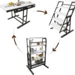 Extendable Convertible 2 in 1 Shelf to Table