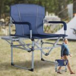 Folding Camping Chair with Side Table