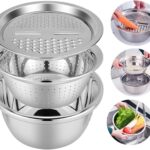 Multifunctional Stainless Steel Basin Graters