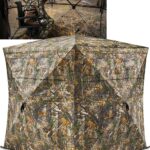 One way visibility tent for hunting