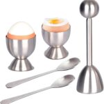 Stainless steel egg opener