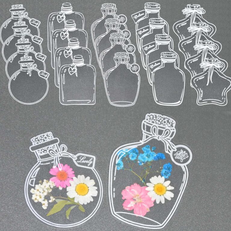 Transparent Dried Flower Bookmarks