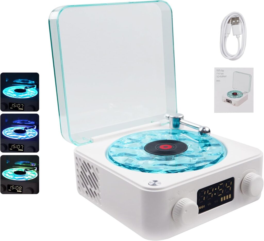 Wave vinyl record player