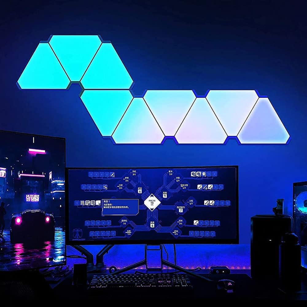 WiFi Bluetooth USB Triangle Lamps