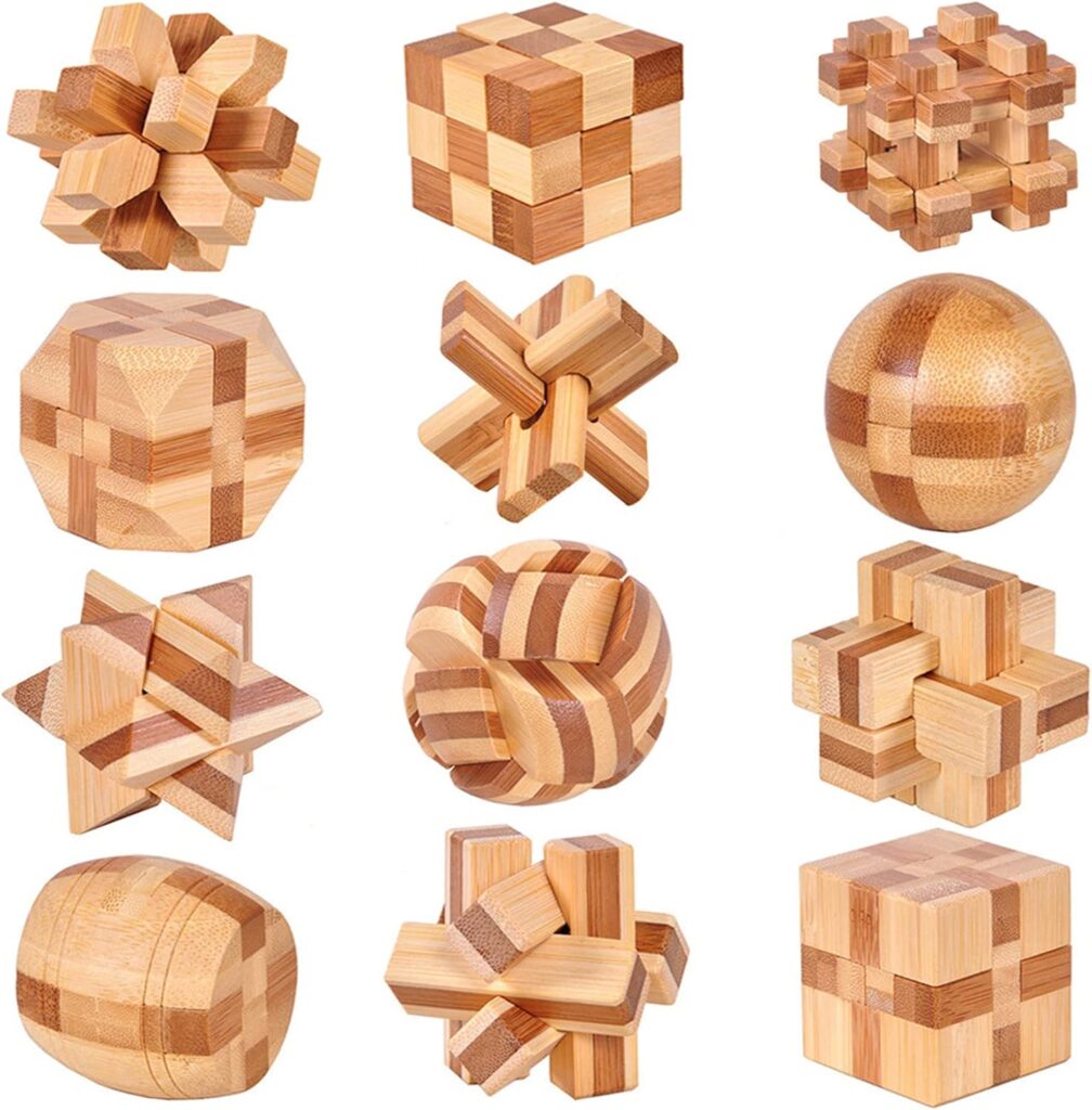 Wooden Brain Teaser Puzzles