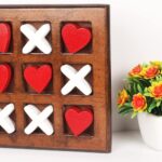 Wooden Tic Tac Toe Game