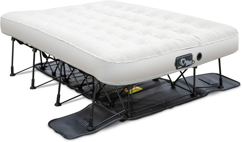 Air Mattress with Frame & Rolling Case