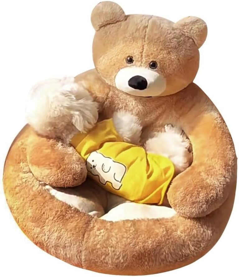 Cute Bear Hug Design Dog Cat Beds
