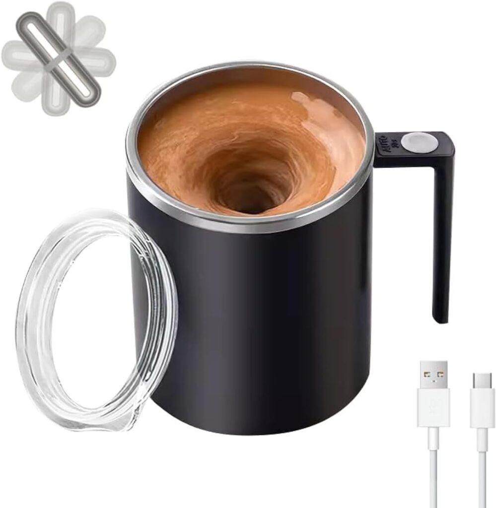 Electric Stirring Coffee Mug