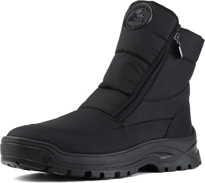 Men's ice-gripper snow boots