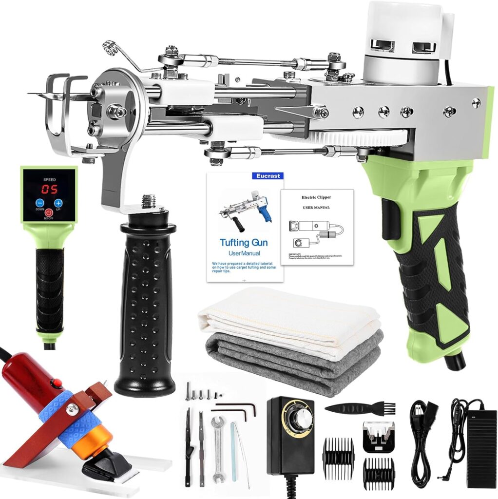 Rug Tufting Gun with Carpet Trimmer Kit