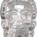 Skull pumpkin mold