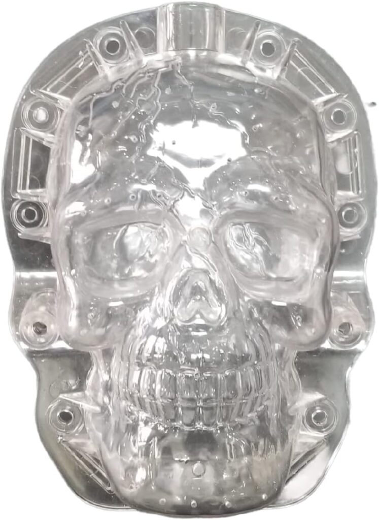 Skull pumpkin mold