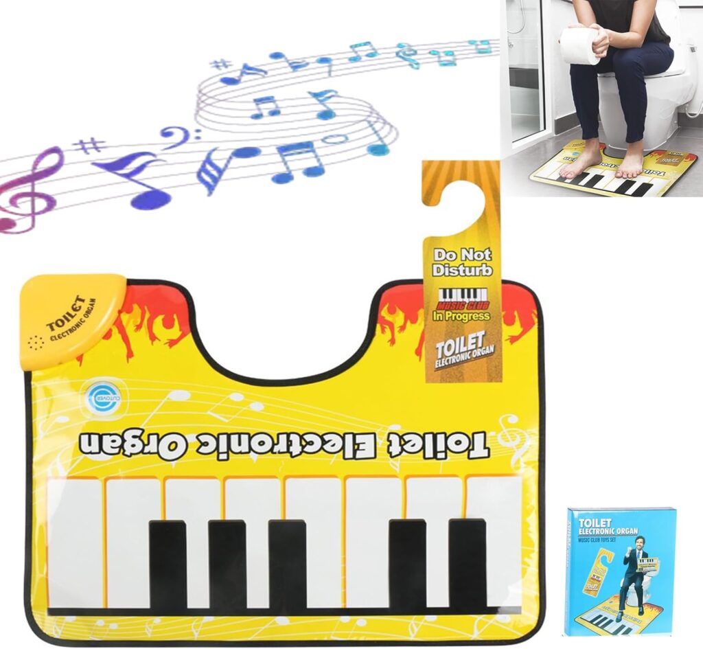 Toilet Piano Mat