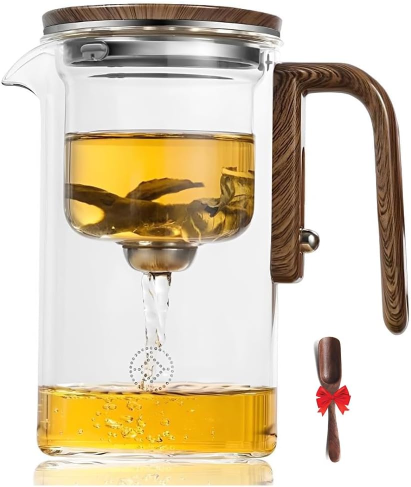 Water Separation Glass Teapot