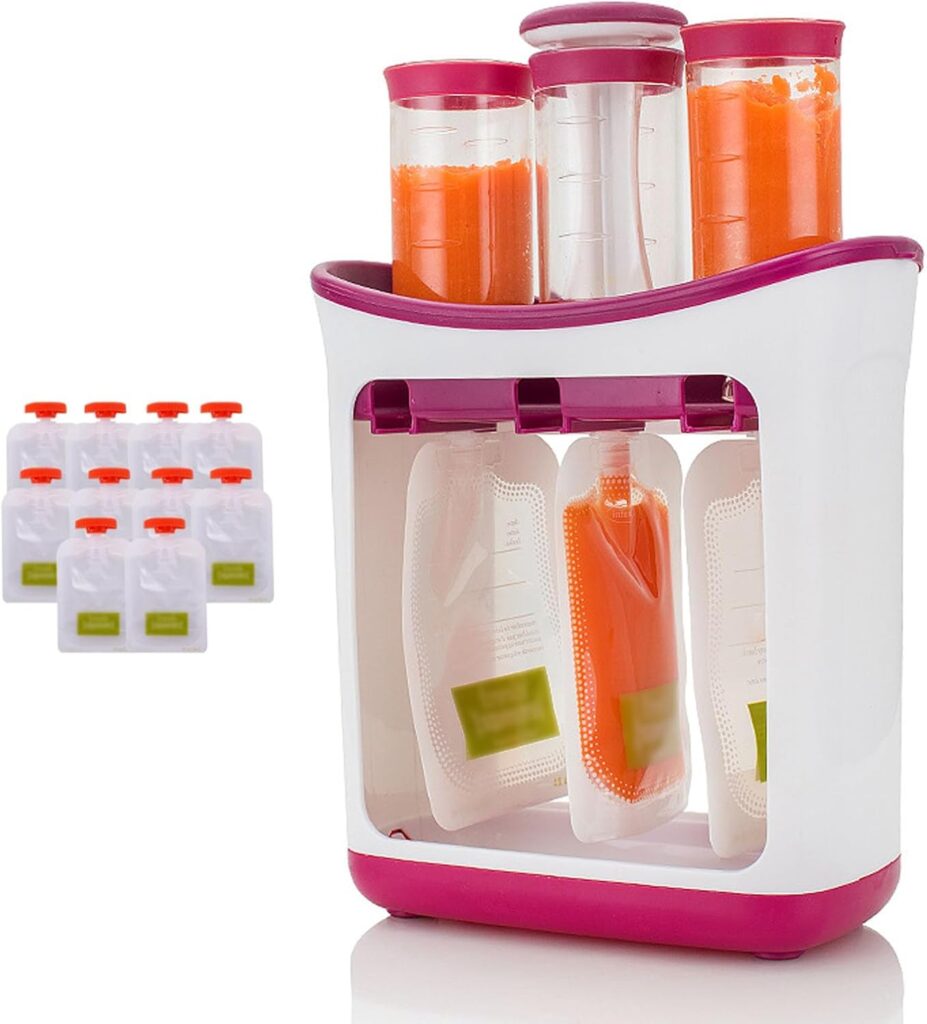 Baby Food Pouch Maker Squeeze Station