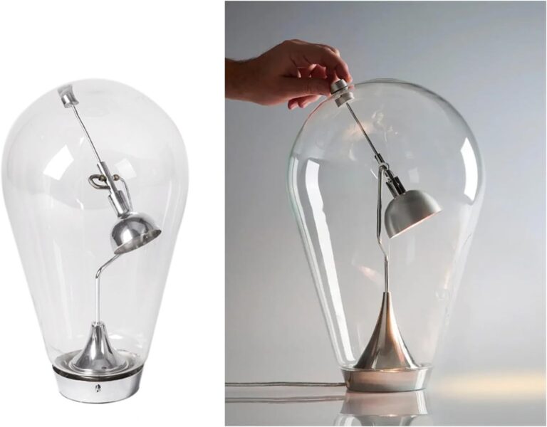 Modern Design Glass Table Lamp