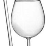 Peculiar Wine glass