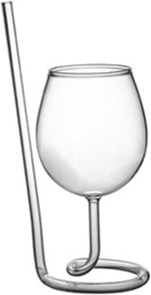 Peculiar Wine glass