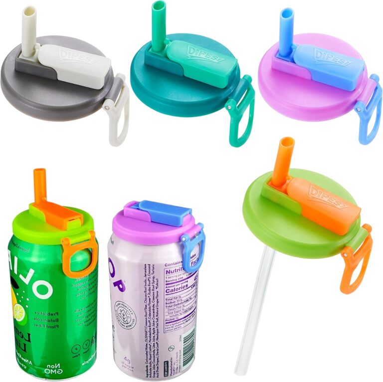 Silicone Lid Cover With Straws